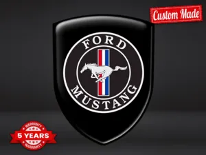 Ford Mustang Silikonembleme Auto Professionell Anpassbar Robust
